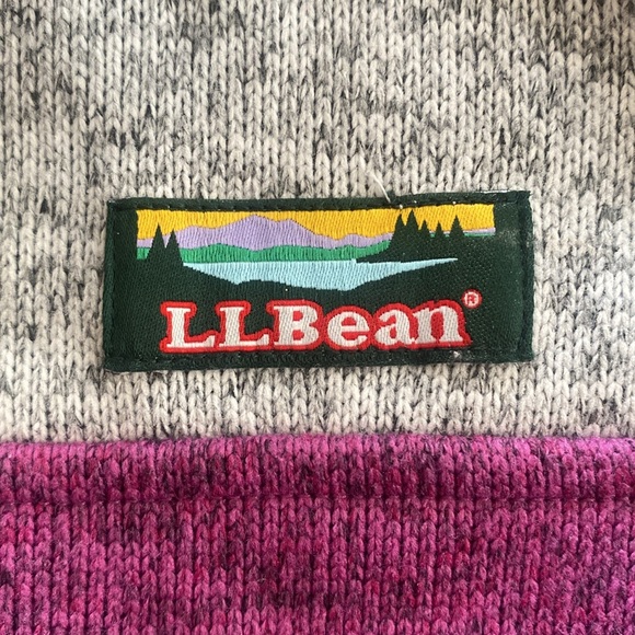 L.L. Bean Sweater Fleece Pullover Jacket - Picture 5 of 7